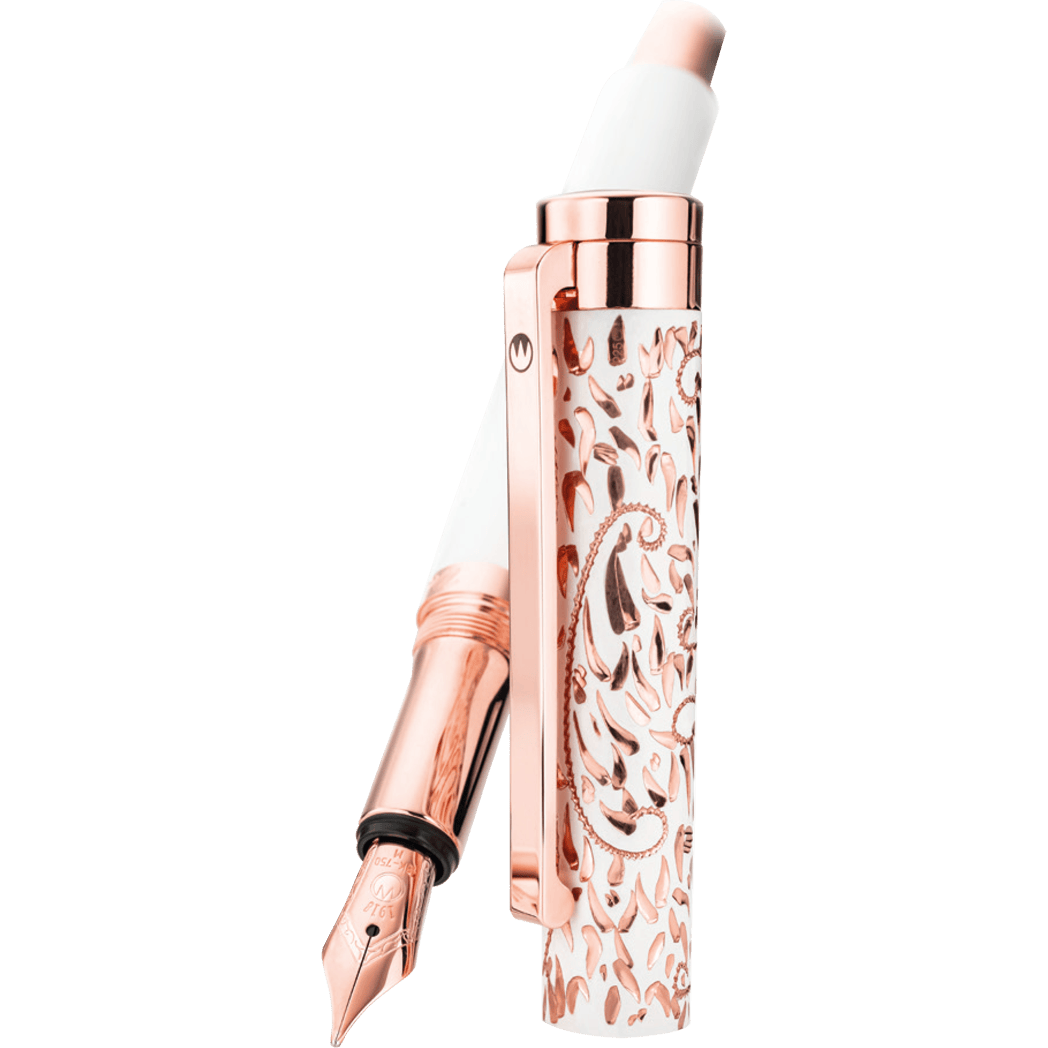 Waldmann Xetra Vienna Fountain Pen - Lady - Rose Gold Trim - Pen Boutique Ltd