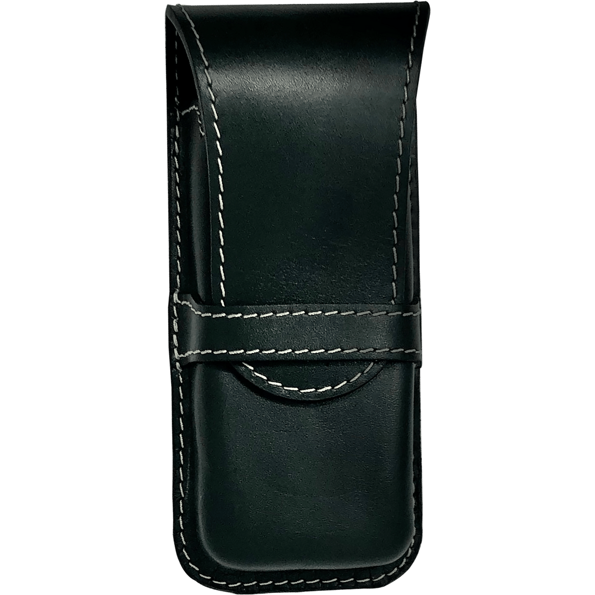 Pen Boutique Yak Leather Triple Pen Holder - Green/black insert - Pen Boutique Ltd