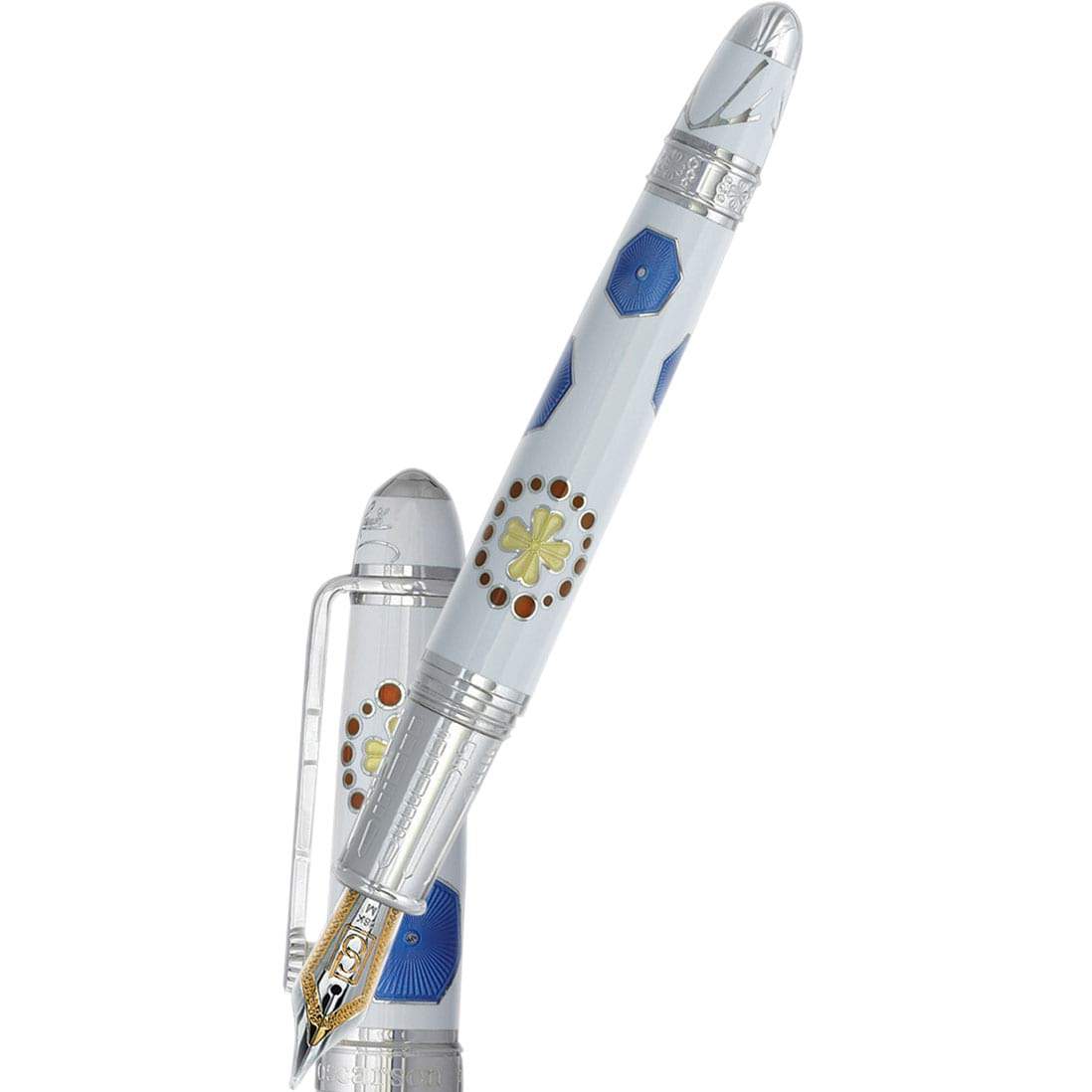 David Oscarson La Sagrada Familia Fountain Pen - White (Limited Edition) - Pen Boutique Ltd