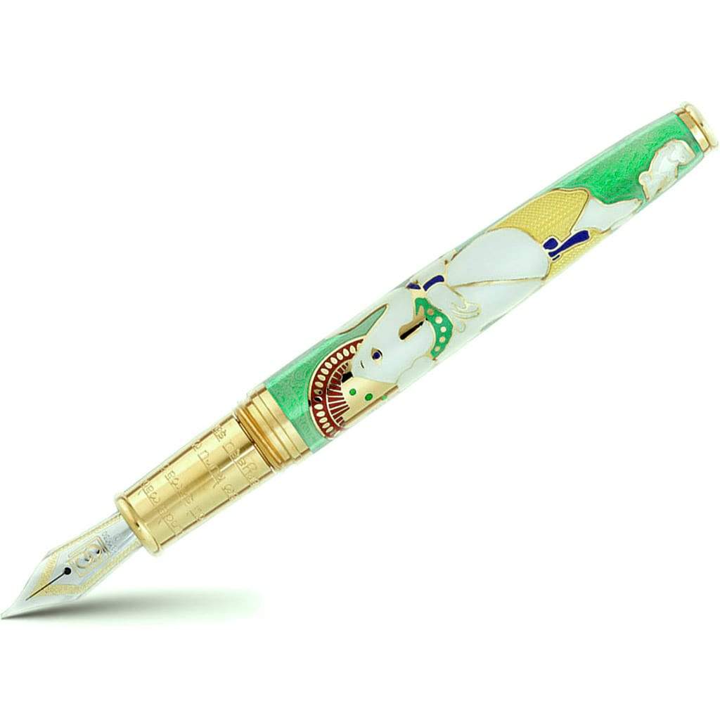 David Oscarson Lord Ganesha Fountain Pen - Mint Green - Pen Boutique Ltd