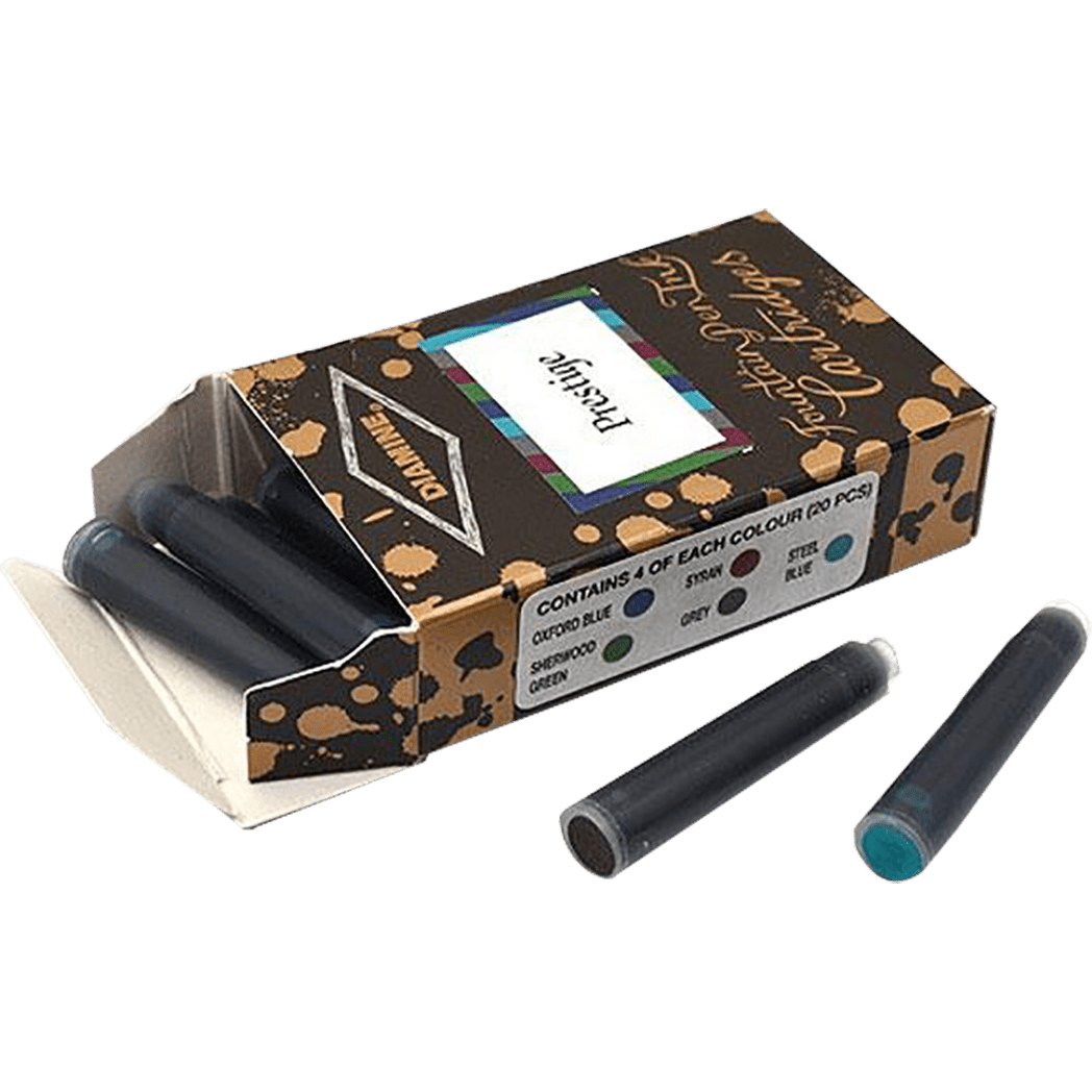 Diamine Ink Cartridges - Prestige Set - 20/pk - Pen Boutique Ltd