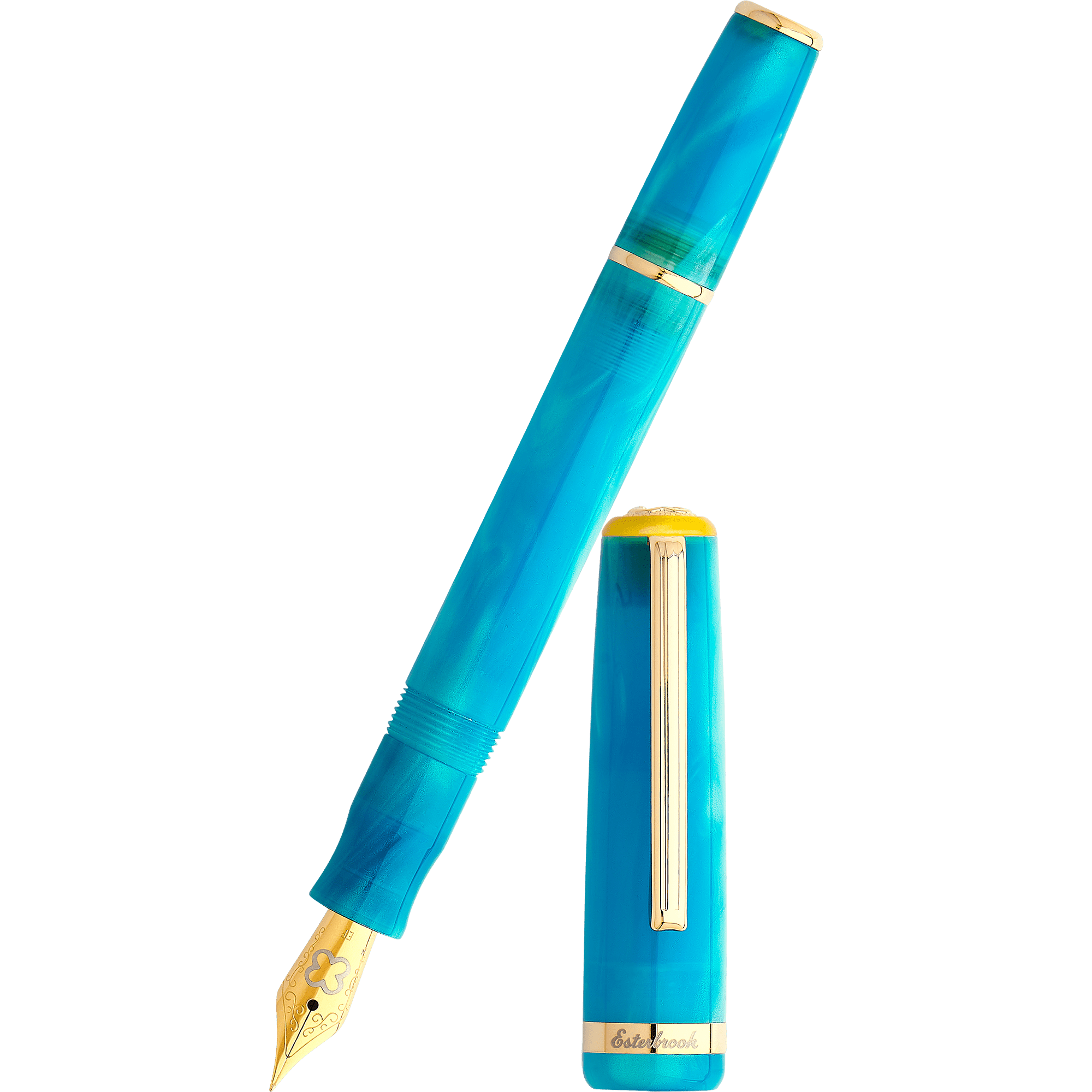 Esterbrook JR Pocket Fountain Pen - Paradise Blue Breeze - Pen Boutique Ltd