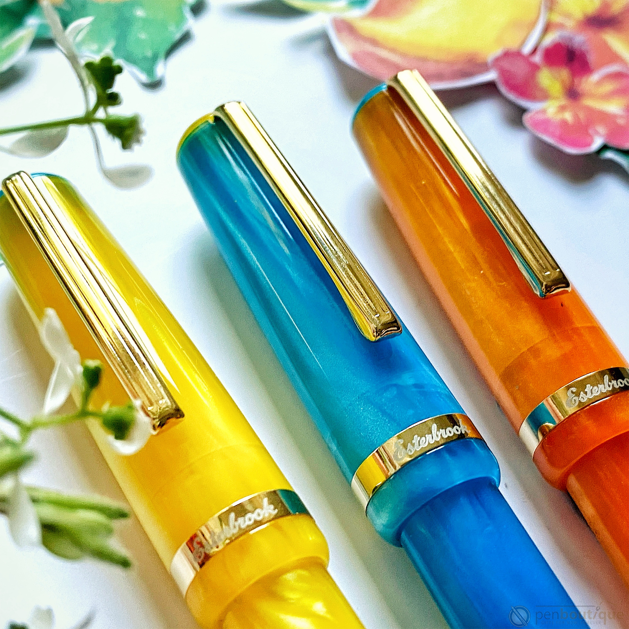 Esterbrook JR Pocket Fountain Pen - Paradise Orange Sunset - Pen Boutique Ltd