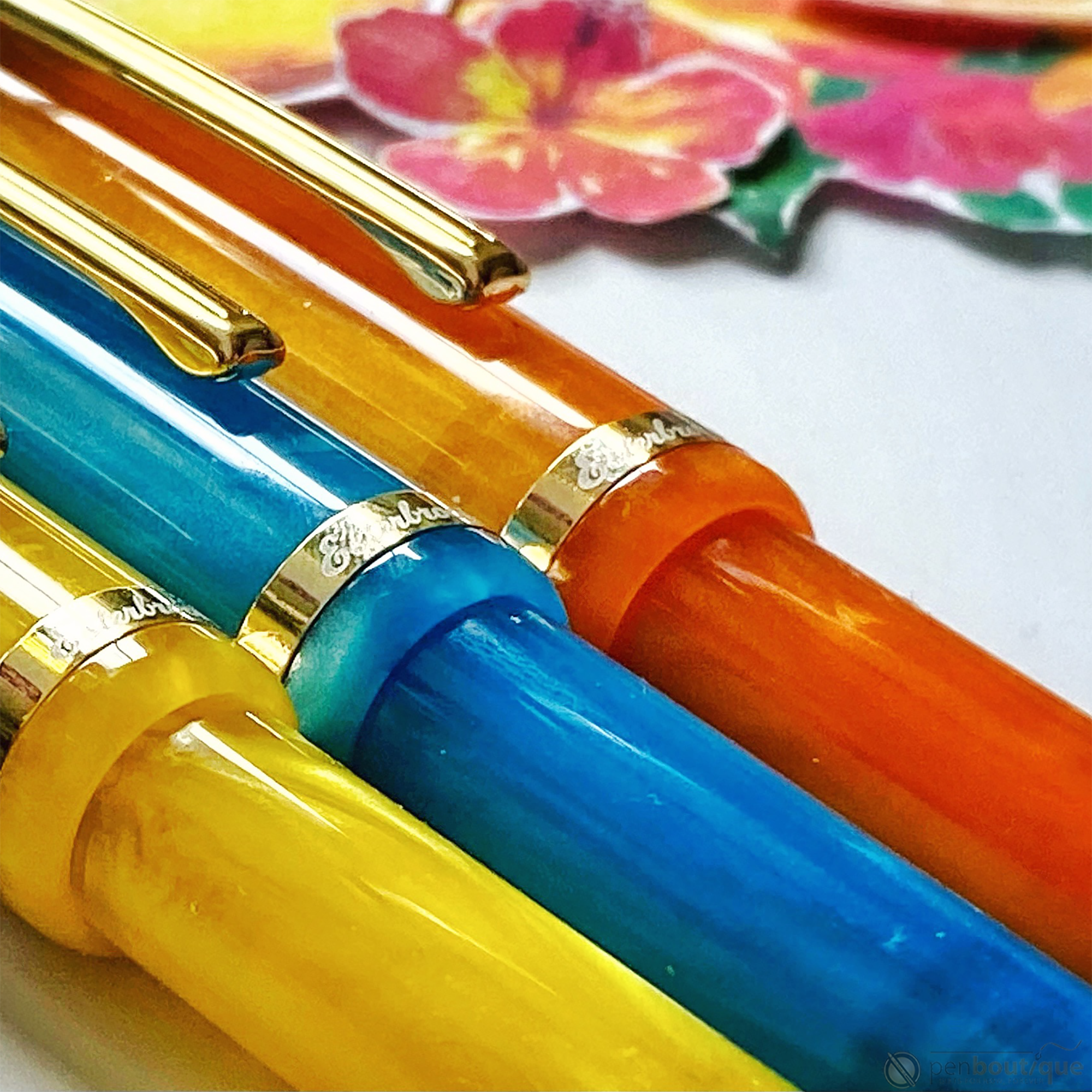 Esterbrook JR Pocket Fountain Pen - Paradise Orange Sunset - Pen Boutique Ltd