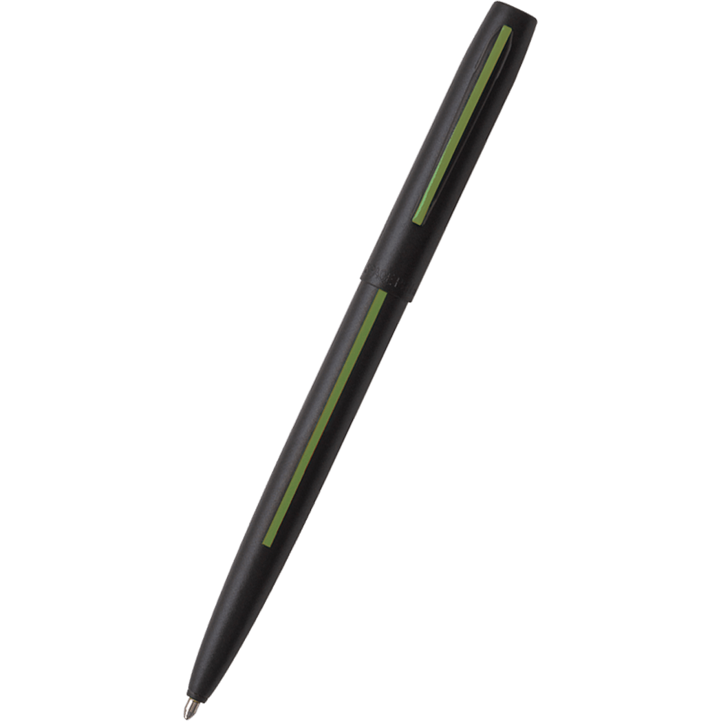 Fisher Space Cap-O-Matic Pen - Conservation Green Line Imprint - Pen Boutique Ltd