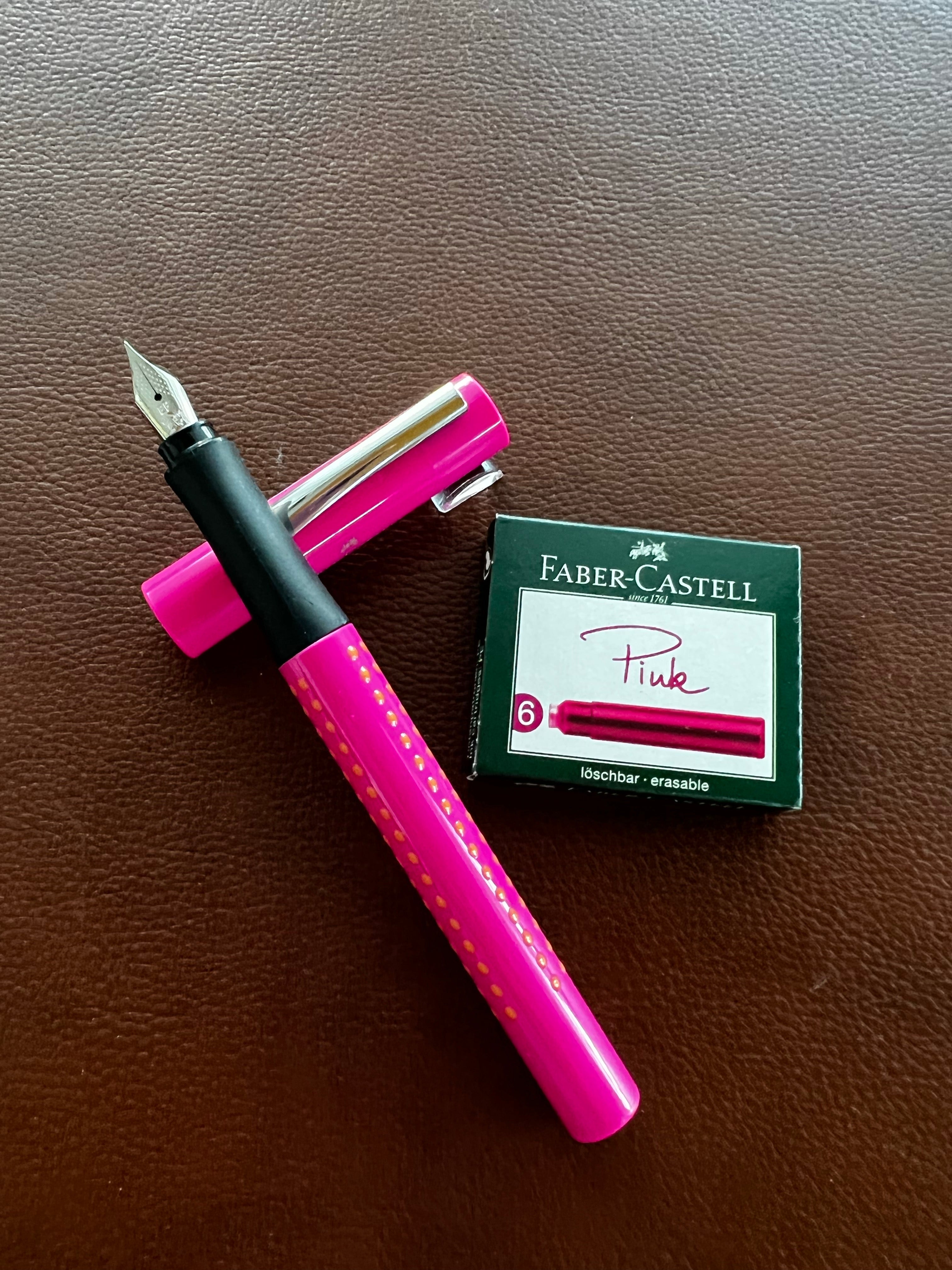 Faber - Castell Grip Set - Pink - Extra Fine - Pen Boutique Ltd