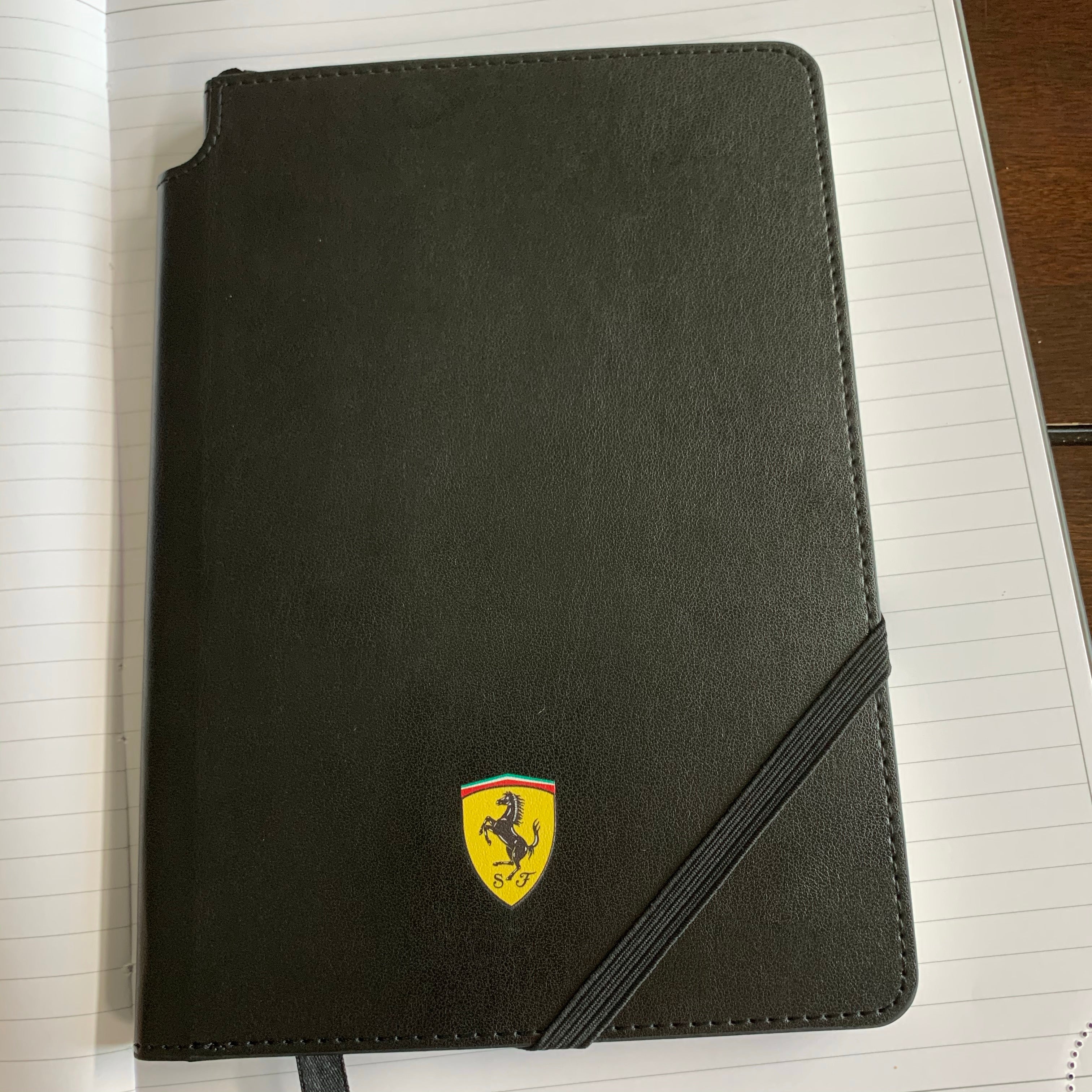 Sheaffer Ferrari Journal - Black - Medium - Lined - Pen Boutique Ltd