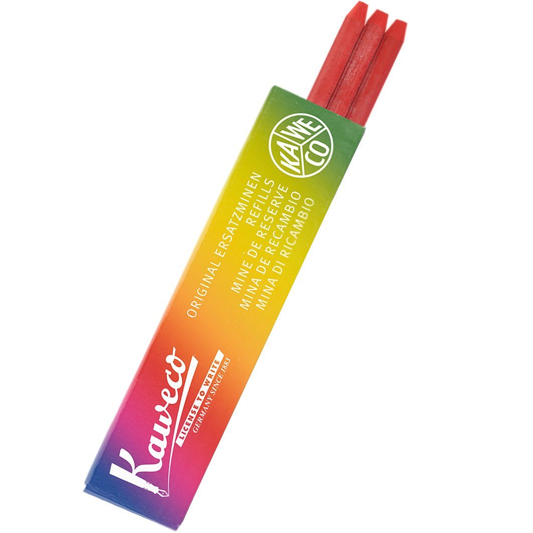 Kaweco all-purpose colour 5.6mm Leads - 3 pcs/box - Red - Pen Boutique Ltd
