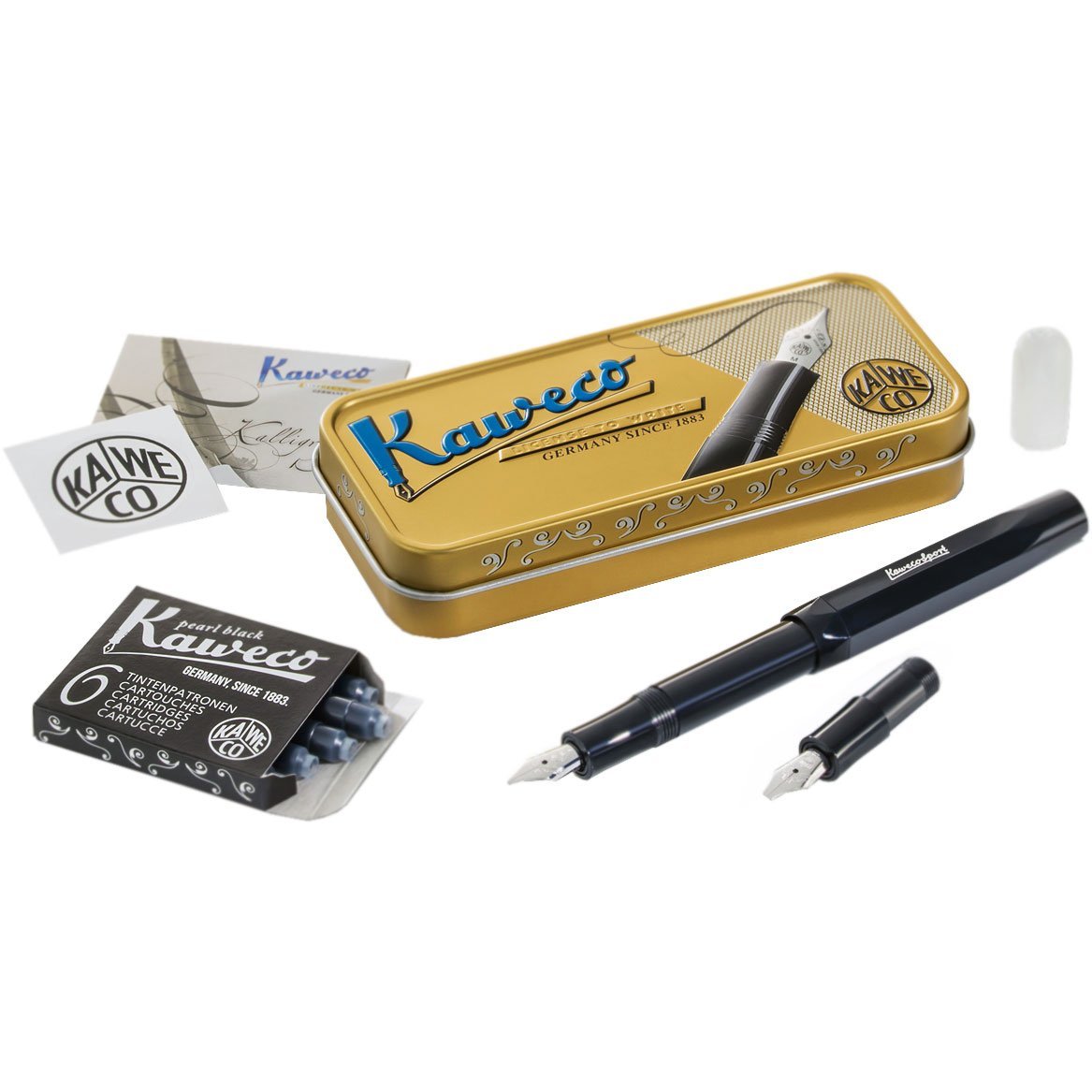 Kaweco Calligraphy Sport Set "S" - Black - Pen Boutique Ltd