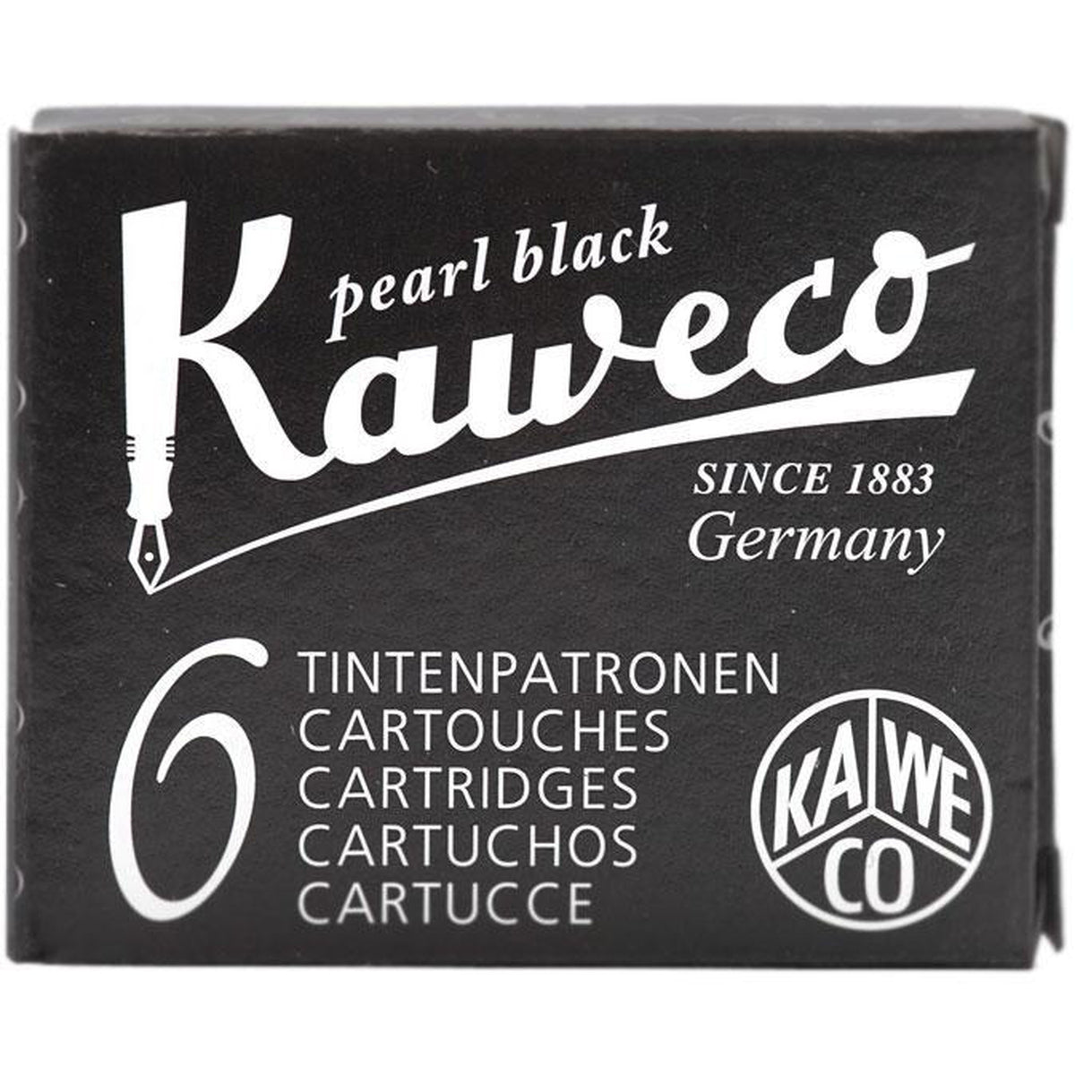 Kaweco Ink Cartridges - 6 pieces - Black - Pen Boutique Ltd
