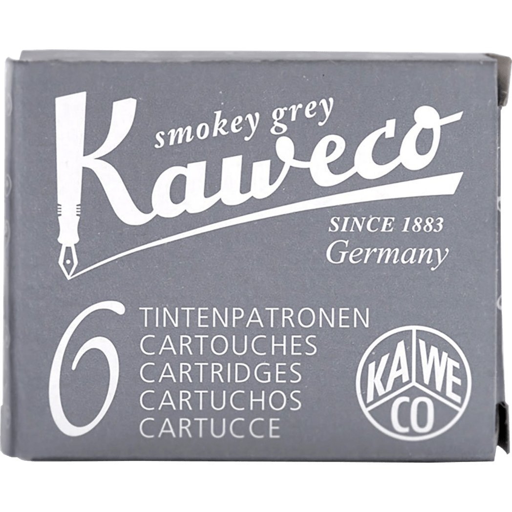 Kaweco Ink Cartridges - 6 pieces - Smokey Grey - Pen Boutique Ltd