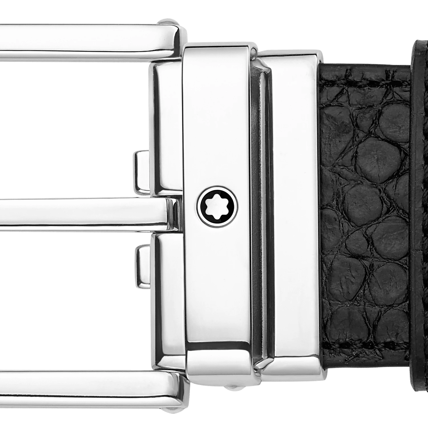 Montblanc Leather Belt - Black - Pen Boutique Ltd