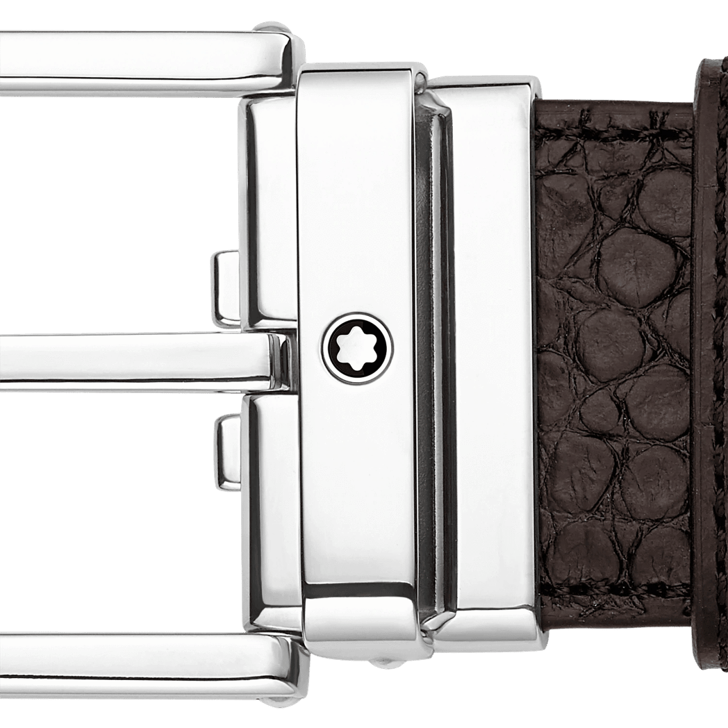 Montblanc Leather Belt - Brown - Pen Boutique Ltd