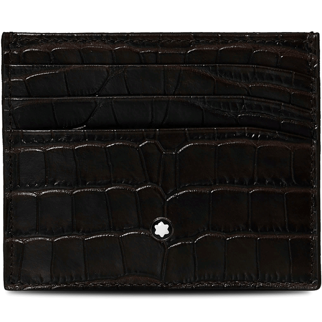 Montblanc Meisterstuck Selection Pocket Holder - Brown - Pen Boutique Ltd