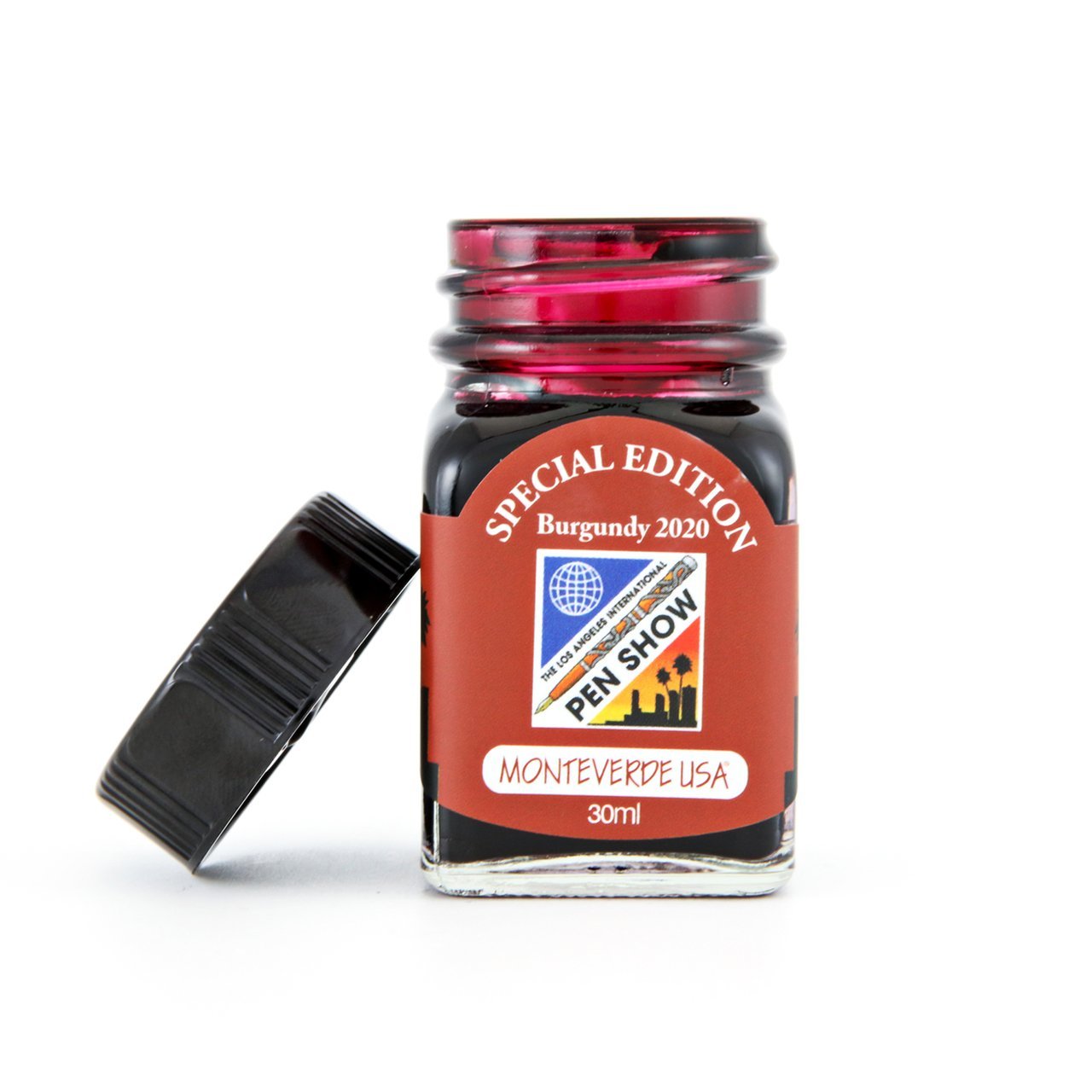 Monteverde LA Pen Show Bottled Ink - 2020 Special Edition - Burgundy - Pen Boutique Ltd