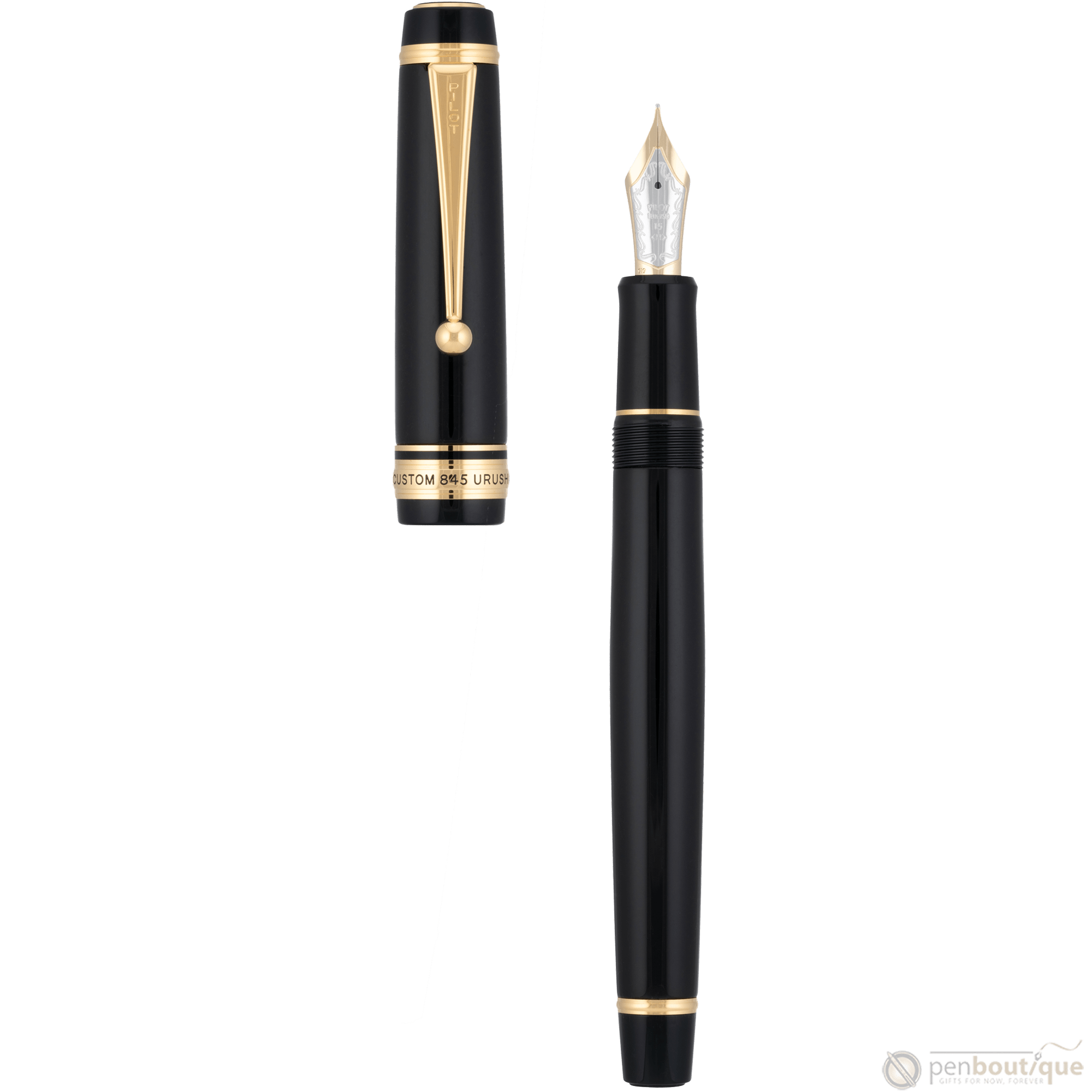 Pilot Custom Urushi 845 Fountain Pen - Black - Pen Boutique Ltd
