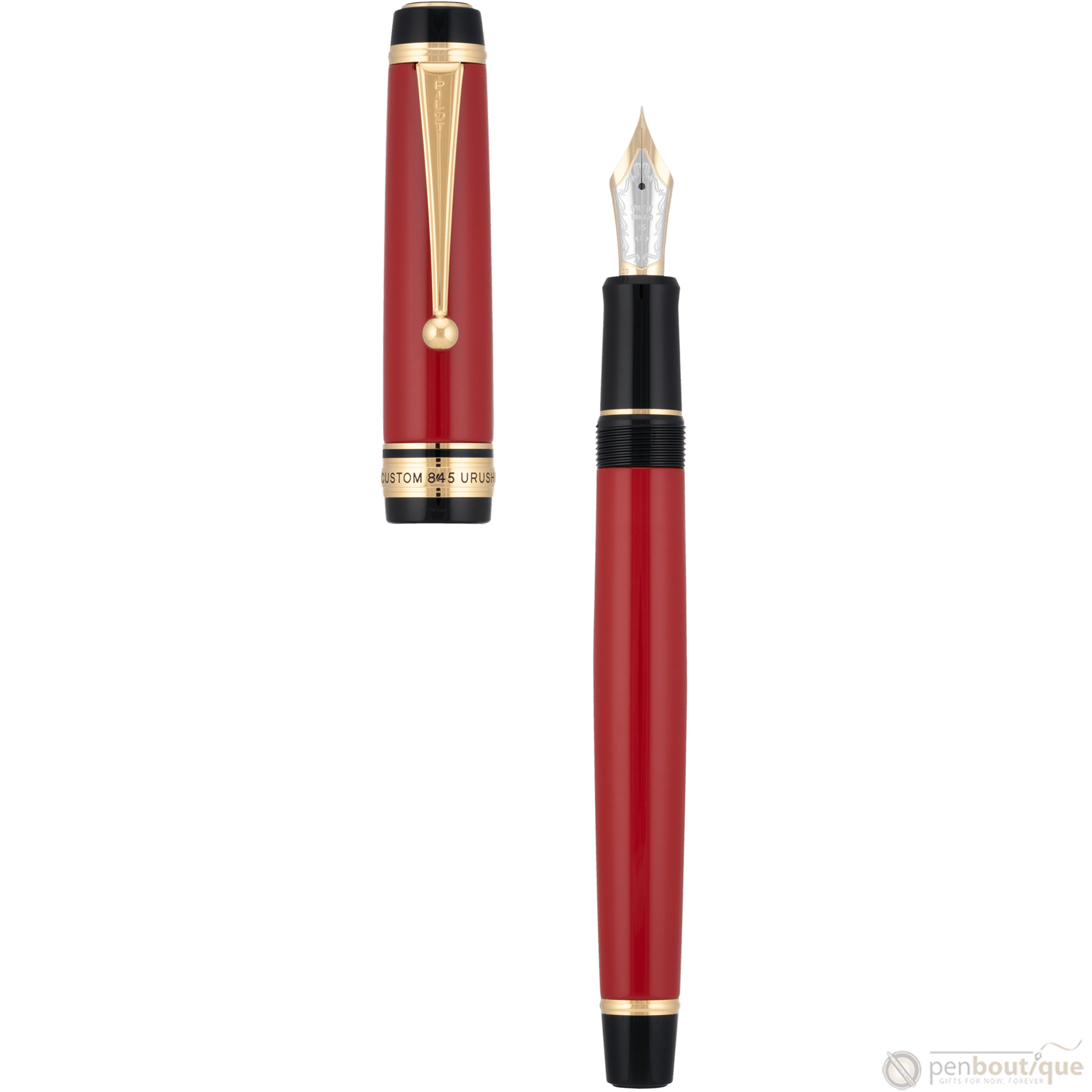 Pilot Custom Urushi 845 Fountain Pen - Vermillion - Pen Boutique Ltd