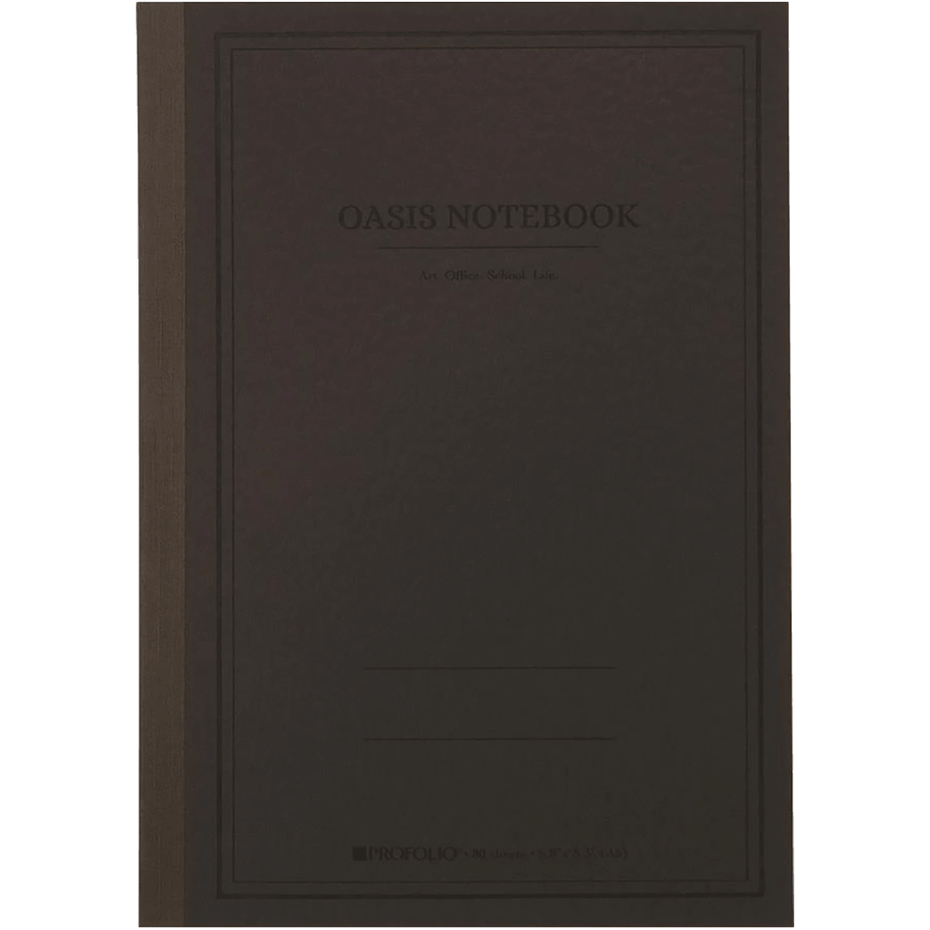 Oasis ProFolio Notebook - Charcoal - Medium - Pen Boutique Ltd