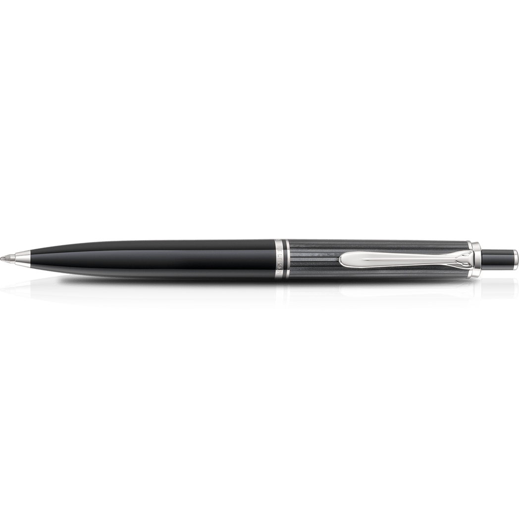 Pelikan Souveran Ballpoint Pen - K405 Stresemann Anthracite Stripes - Pen Boutique Ltd