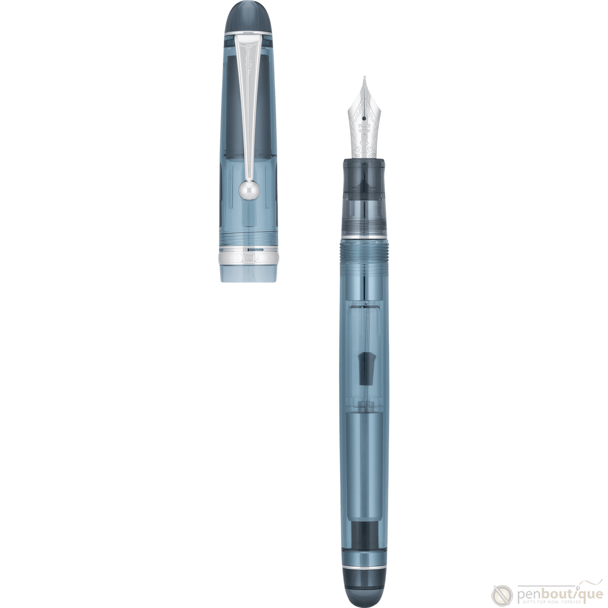 Pilot Custom 74 Fountain Pen - Blue Stone - Pen Boutique Ltd