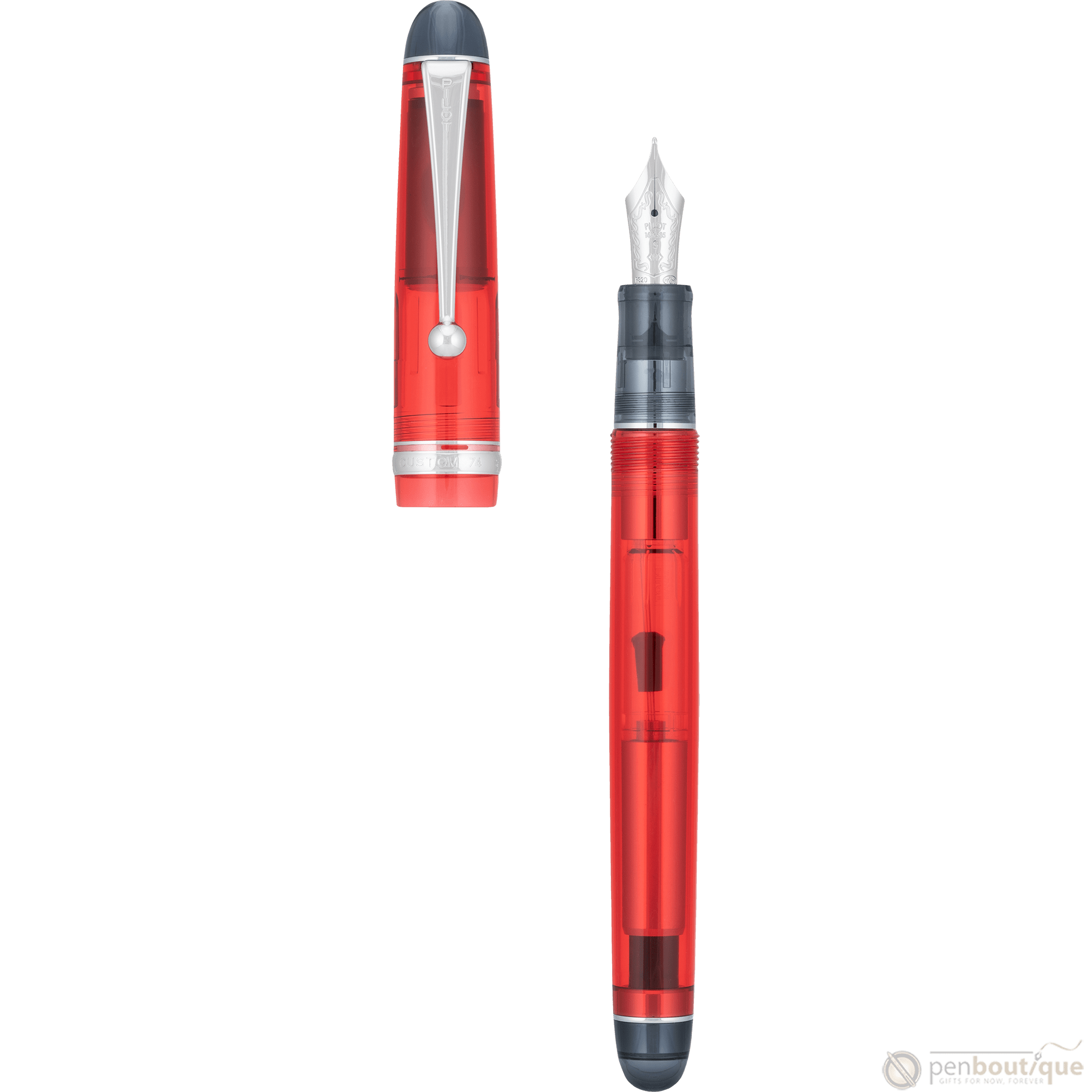 Pilot Custom 74 Fountain Pen - Grenadine - Pen Boutique Ltd