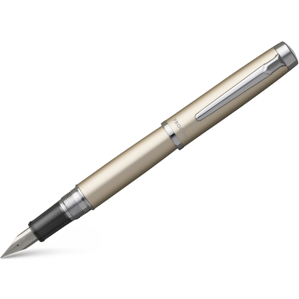 Platinum Procyon Fountain Pen - Luster Champagne Gold - Pen Boutique Ltd