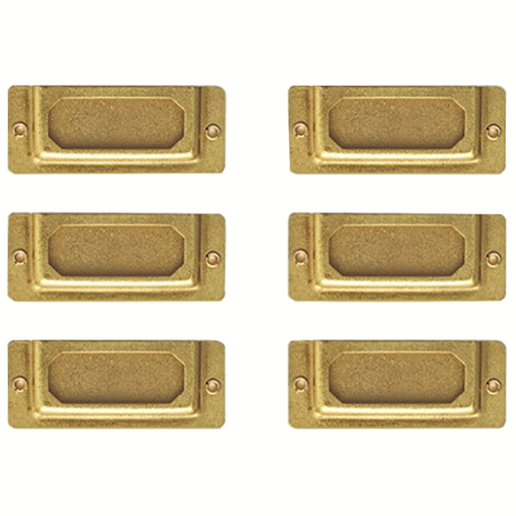 Traveler's Brass Label Plate-Pen Boutique Ltd