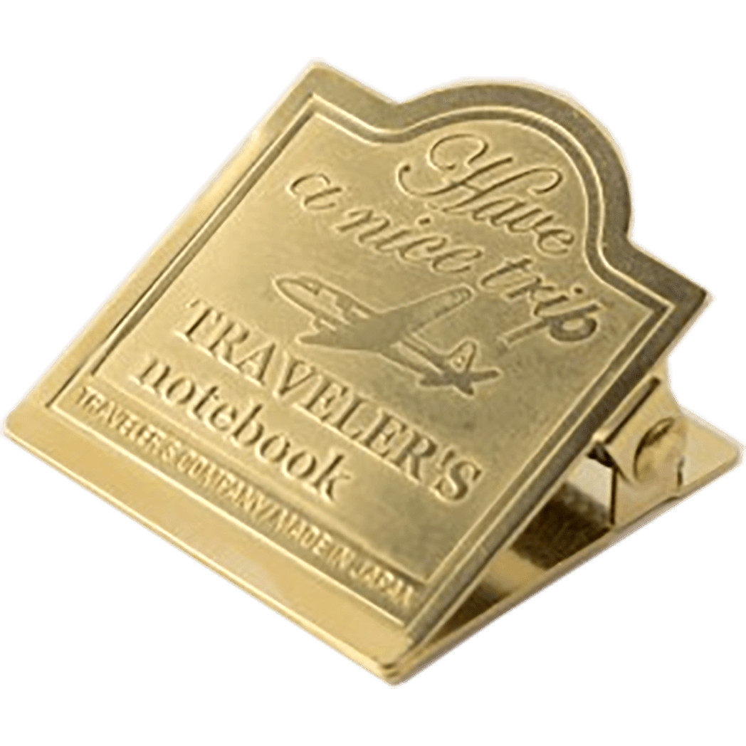 Traveler's Notebook 030 Brass Clip - Airplane - Pen Boutique Ltd
