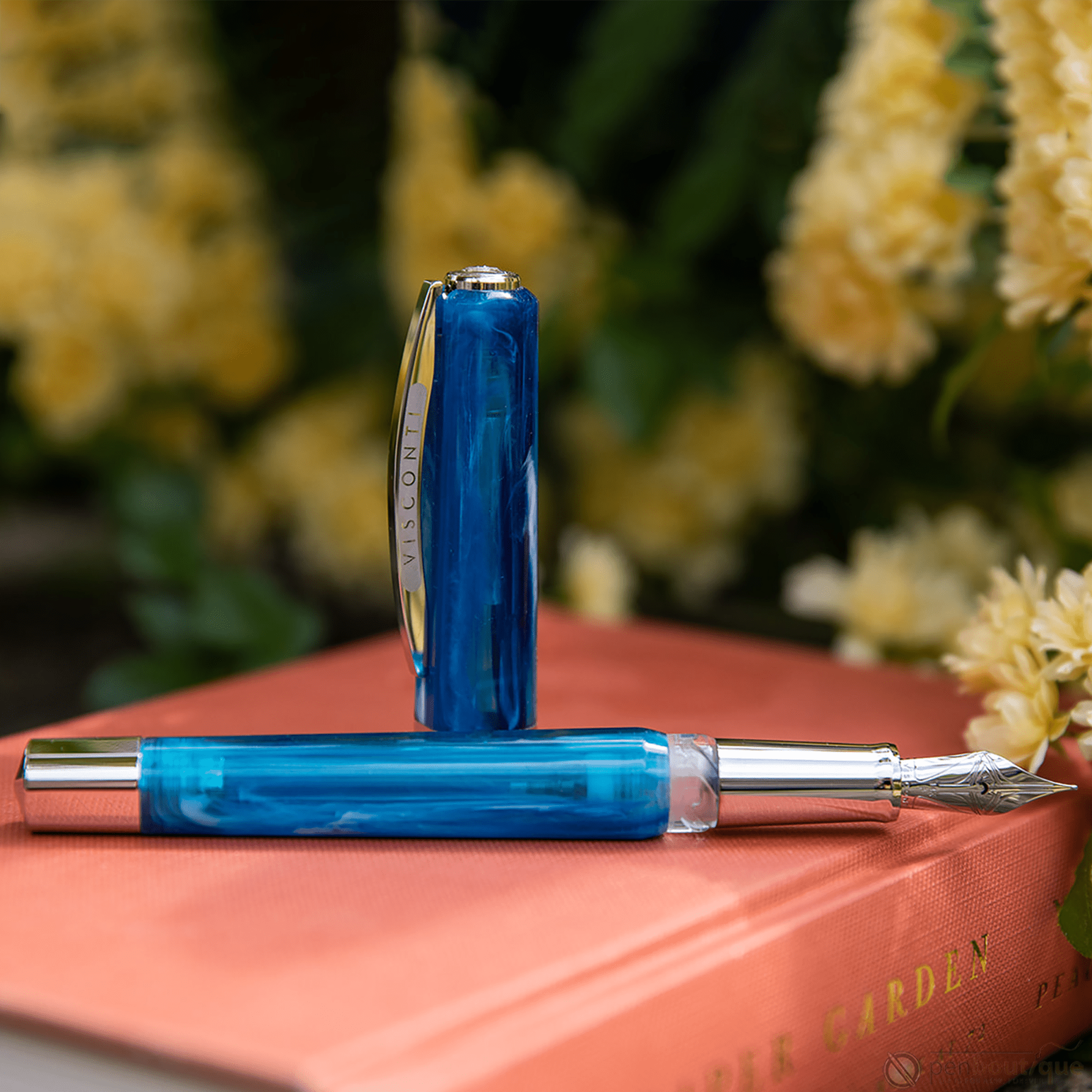 On Sale: Visconti Opera Demo Carousel Fountain Pen - Blue Cotton Candy - Pen Boutique Ltd