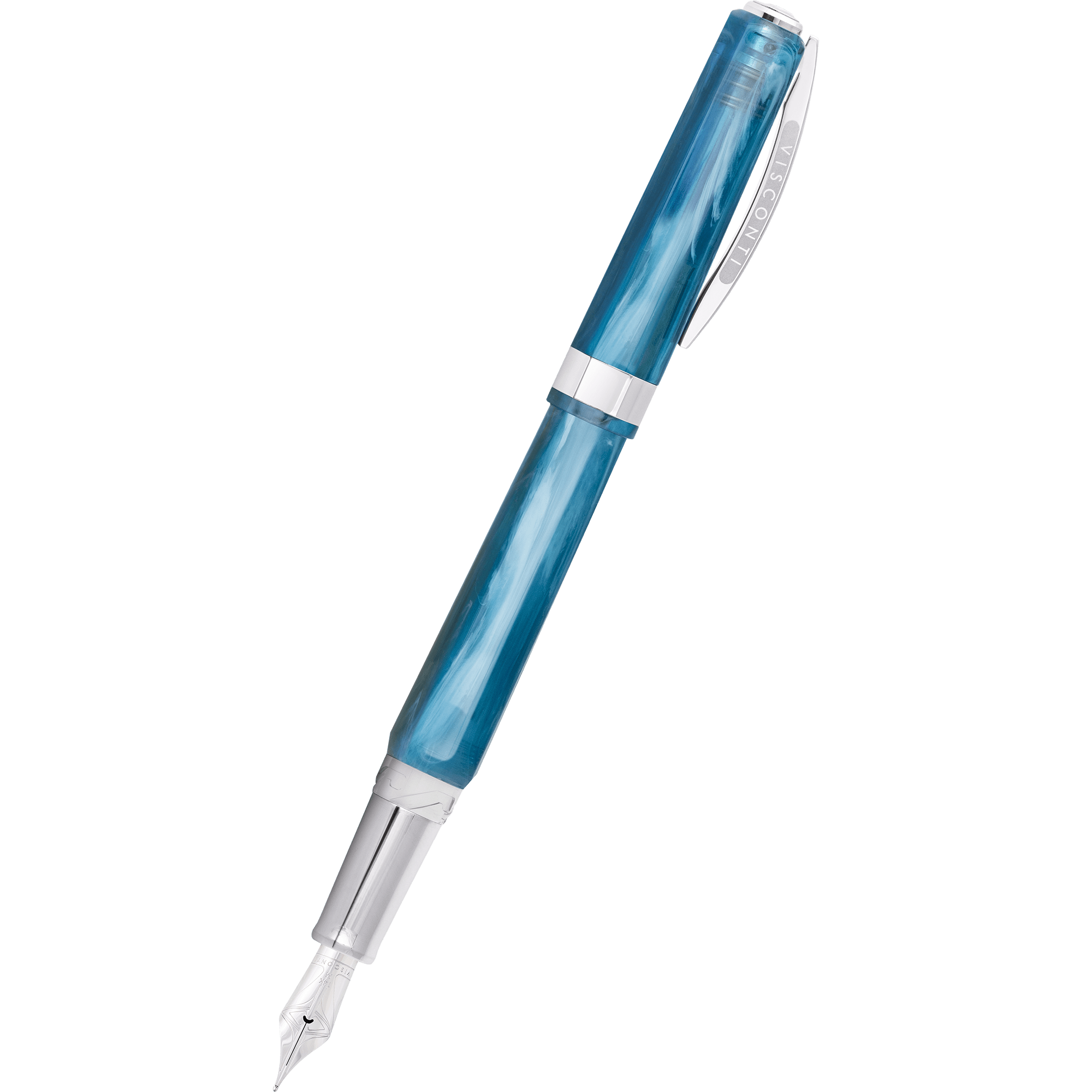 On Sale: Visconti Opera Demo Carousel Fountain Pen - Blue Cotton Candy - Pen Boutique Ltd