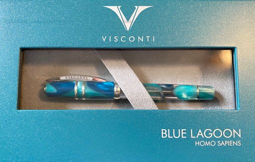 Visconti Homo Sapiens Blue Lagoon - Pen Boutique Ltd 