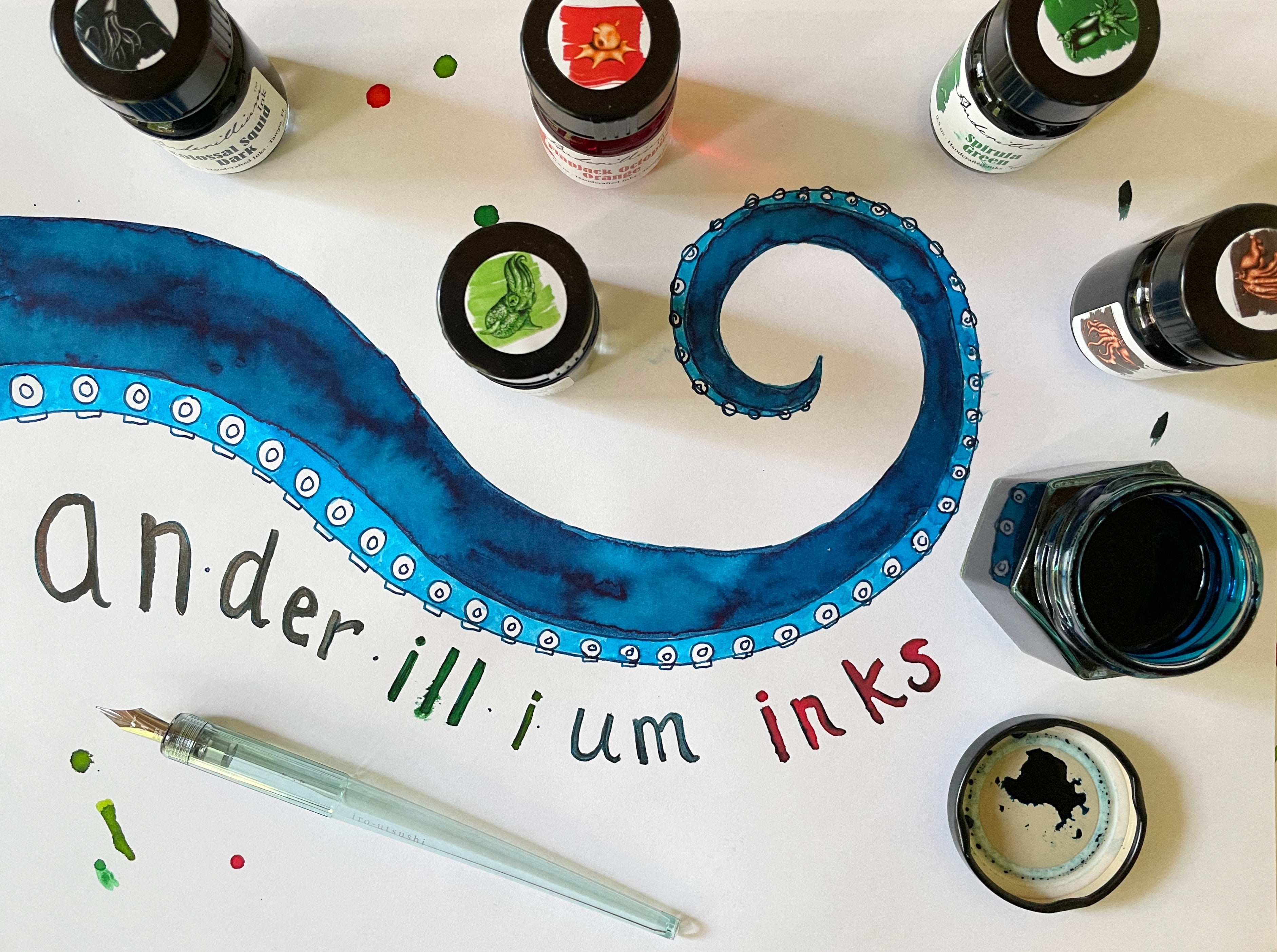 Anderillium Inks - Inspired by Nature - Pen Boutique Ltd 