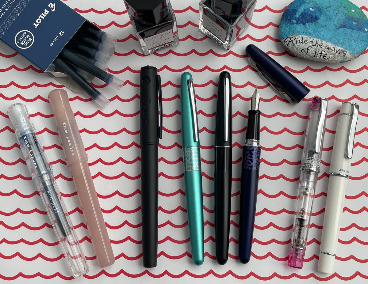 Beginners and Beyond:  the Steel Nib Pilots - Pen Boutique Ltd