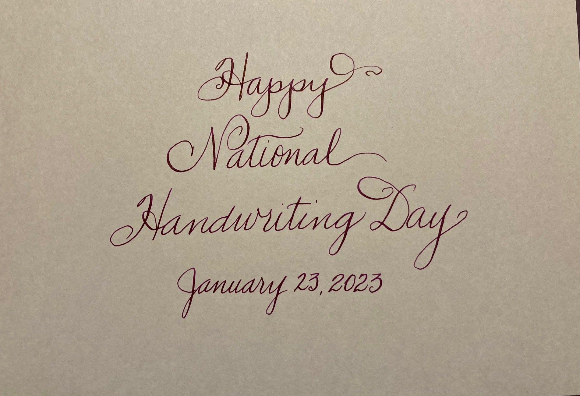 National Handwriting Day - A revist AND contest! - Pen Boutique Ltd 