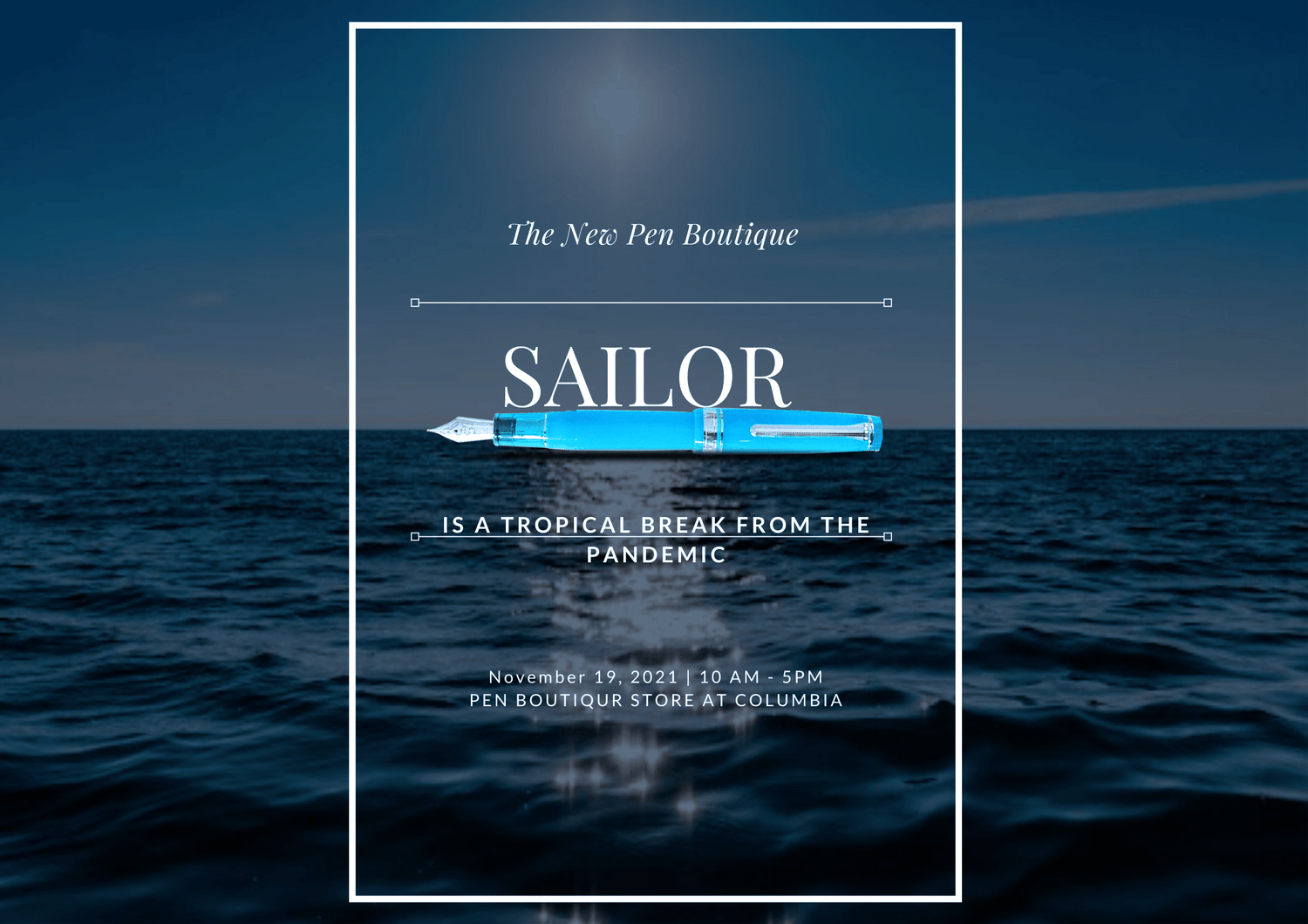 The New Pen Boutique Sailor is a Tropical Break From the Pandemic - Pen Boutique Ltd 