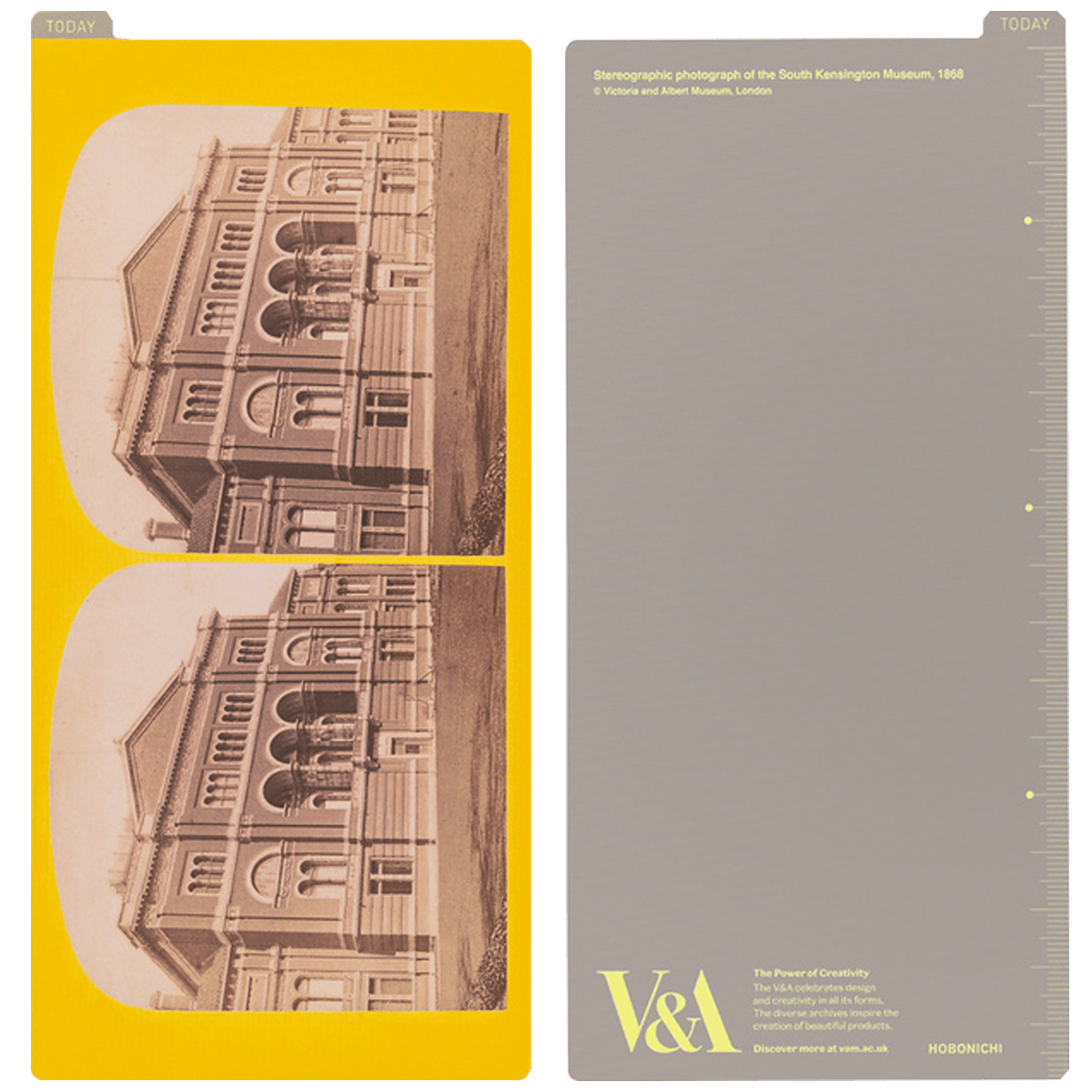 Hobonichi Pencil Board - V&A Series: Museum Stereographic Photograph - Weeks - Pen Boutique Ltd