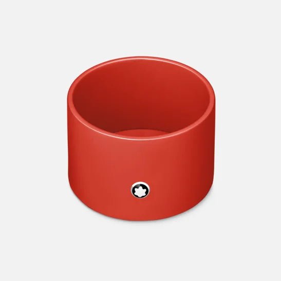 Montblanc Round Desk Tray - Lacquer - Coral - Medium - Pen Boutique Ltd