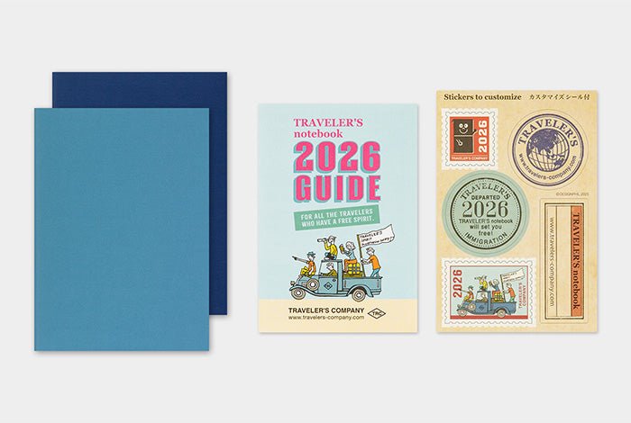Traveler's Notebook - 2026 Weekly (Passport Size) - Pen Boutique Ltd