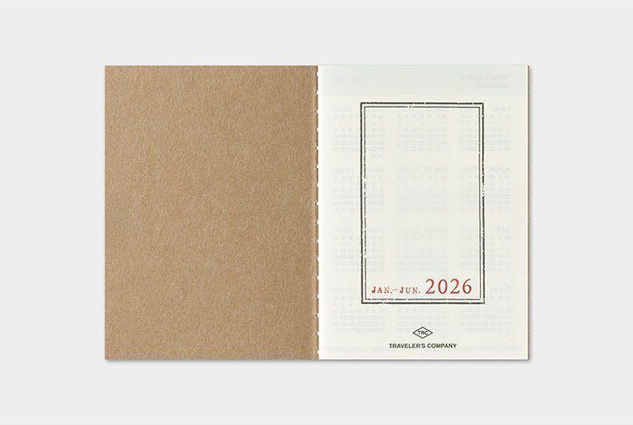 Traveler's Notebook - 2026 Weekly (Passport Size) - Pen Boutique Ltd