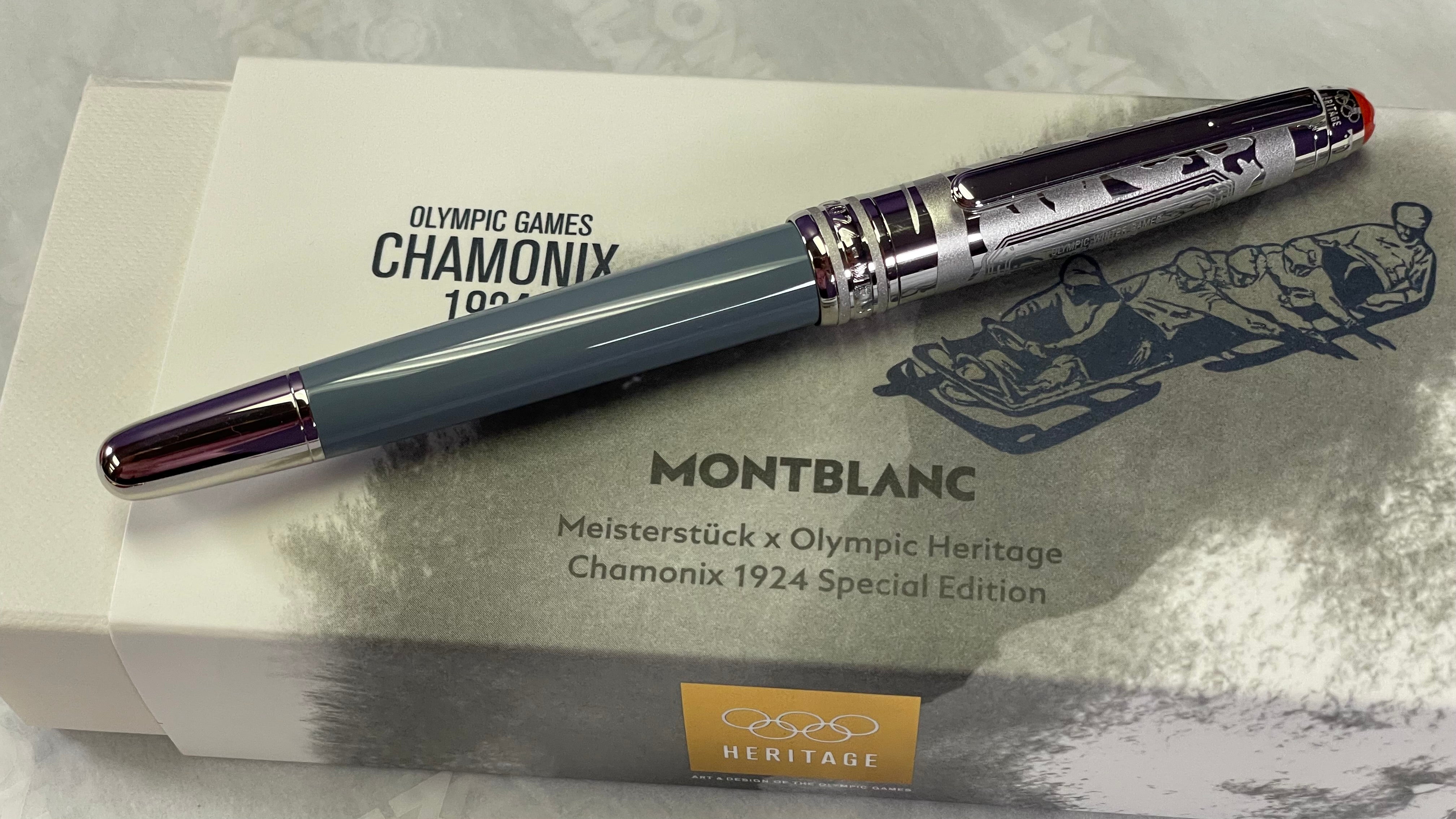 Montblanc Meisterstuck Fountain Pen - 145 Olympics Chamonix - Doue - Pen Boutique Ltd