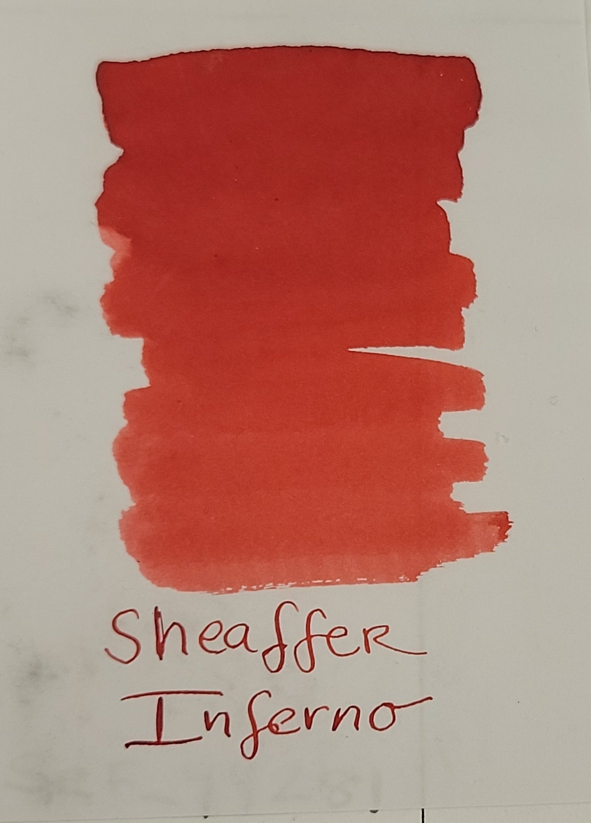 Sheaffer Ink Bottle - Inferno Red - 30 ml - Pen Boutique Ltd