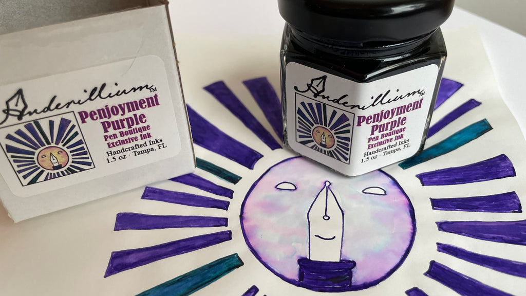 Pen Boutique Exclusive ink 1.5 oz bottle - Penjoyment Purple - Pen Boutique Ltd