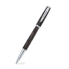 Tom Hessin Edinburgh "Stockbridge Stone" Rollerball Pen - Wooden Barrel, Chrome Trim - Pen Boutique Ltd