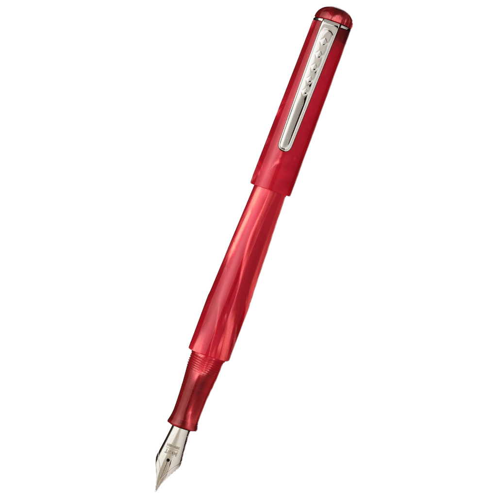 Tom Hessin Charles Fountain Pen - Exhibition Red - Pen Boutique Ltd