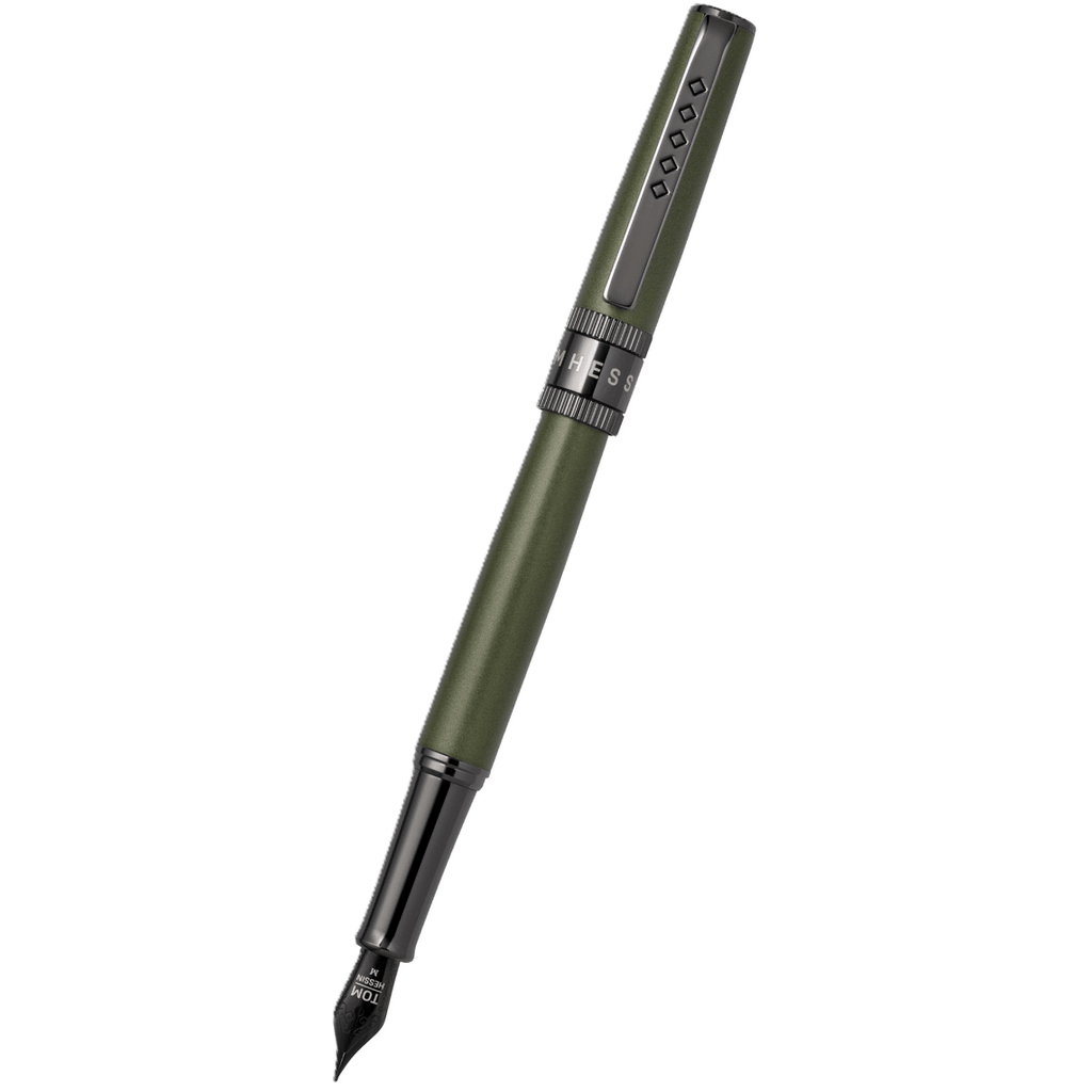 Tom Hessin Rebel "Garrison Green" Fountain Pen - Pen Boutique Ltd