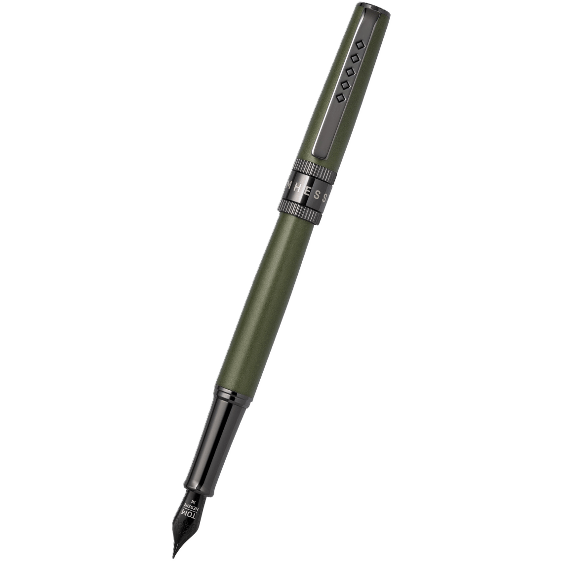Tom Hessin Rebel "Garrison Green" Fountain Pen - Pen Boutique Ltd