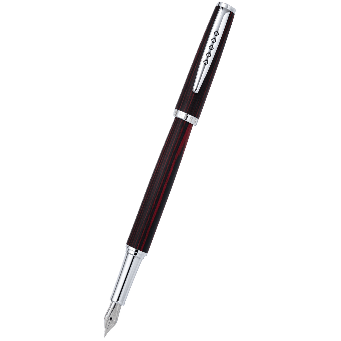 Tom Hessin Edinburgh Forth Bridge Red Fountain Pen - Pen Boutique Ltd