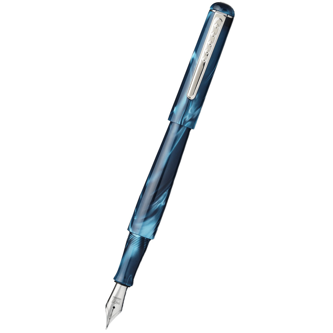 Tom Hessin Charles Fountain Pen – Thames Blue - Pen Boutique Ltd