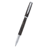 Tom Hessin Edinburgh "Stockbridge Stone" Rollerball Pen - Wooden Barrel, Chrome Trim - Pen Boutique Ltd