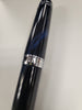 Aurora 888 Fountain Pen - Blue Ebonite - Chrome Trim - 18K Nib (Limited Edition) - Pen Boutique Ltd